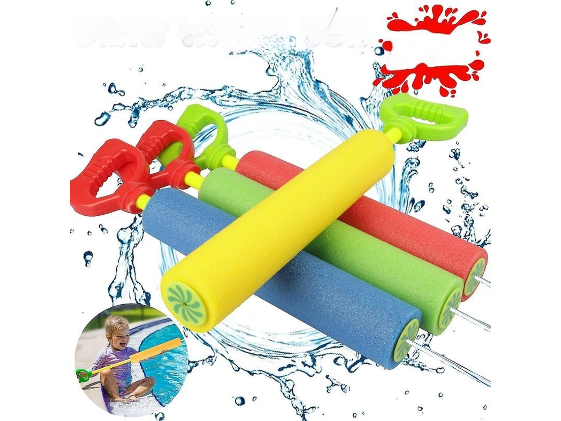 Juego De Pistolas De Agua Para Niños Y Adultos, Juguete Para La Playa Y La Piscina, 4 Piezas.