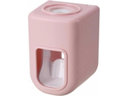 Dispensador automático de pasta de dientes Rosewell, sin taladro, color rosa