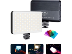 Luz De Vídeo Led Bicolor, Mini Luz De Câmera Recarregável 3200k-6500k