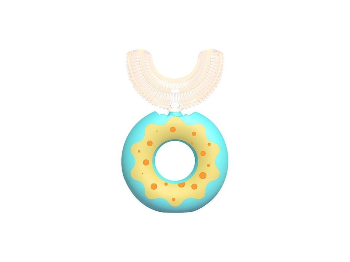 Cepillo De Dientes Infantil En Forma De U Con Cabezal De Silicona Suave, Diseño De Limpieza Bucal De 360° Para Bebés.