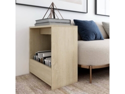 Mesa auxiliar | Mesa de comedor 50x26x50 cm, madera de roble, derivados de Sonoma