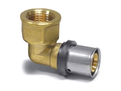 Codo de unión de compresión de 32 mm (32 x 1 pulgada), certificado por DVGW, conexión segura y duradera. Boni Shop