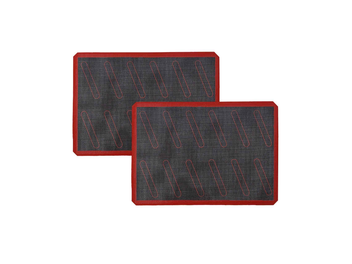 2 Tapetes de Silicona para Macaron 18/12 rondas, Tapete Multiusos Antiadherente TRUYUETY