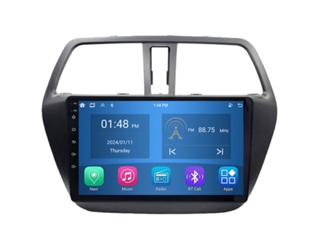 Autoradio 4GB RAM64GB ROM ROVERONE para Suzuki SX4 2 S-Cross 2012 - 2016 CarPlay Android Coche Radio Bluetooth Navegación
