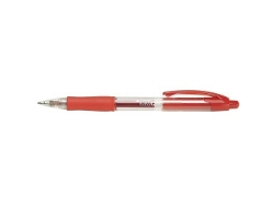 TRATTO Easy Gel Bolígrafo de Gel de Punta Retráctil Rojo 10 Piezas