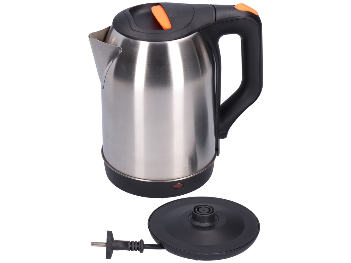 Hervidor de acero inoxidable para hervir rápidamente, protección automática para un uso seguro, función inalámbrica para máxima comodidad (2 L)