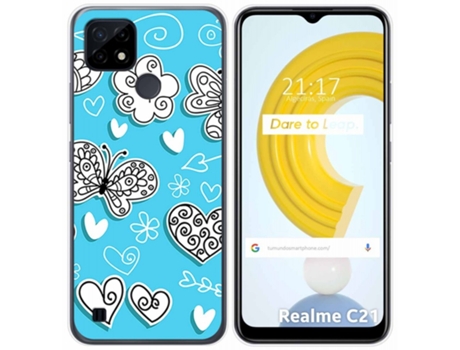 Carcasa Realme C21 TUMUNDOSMARTPHONE Dibujos Multicolor