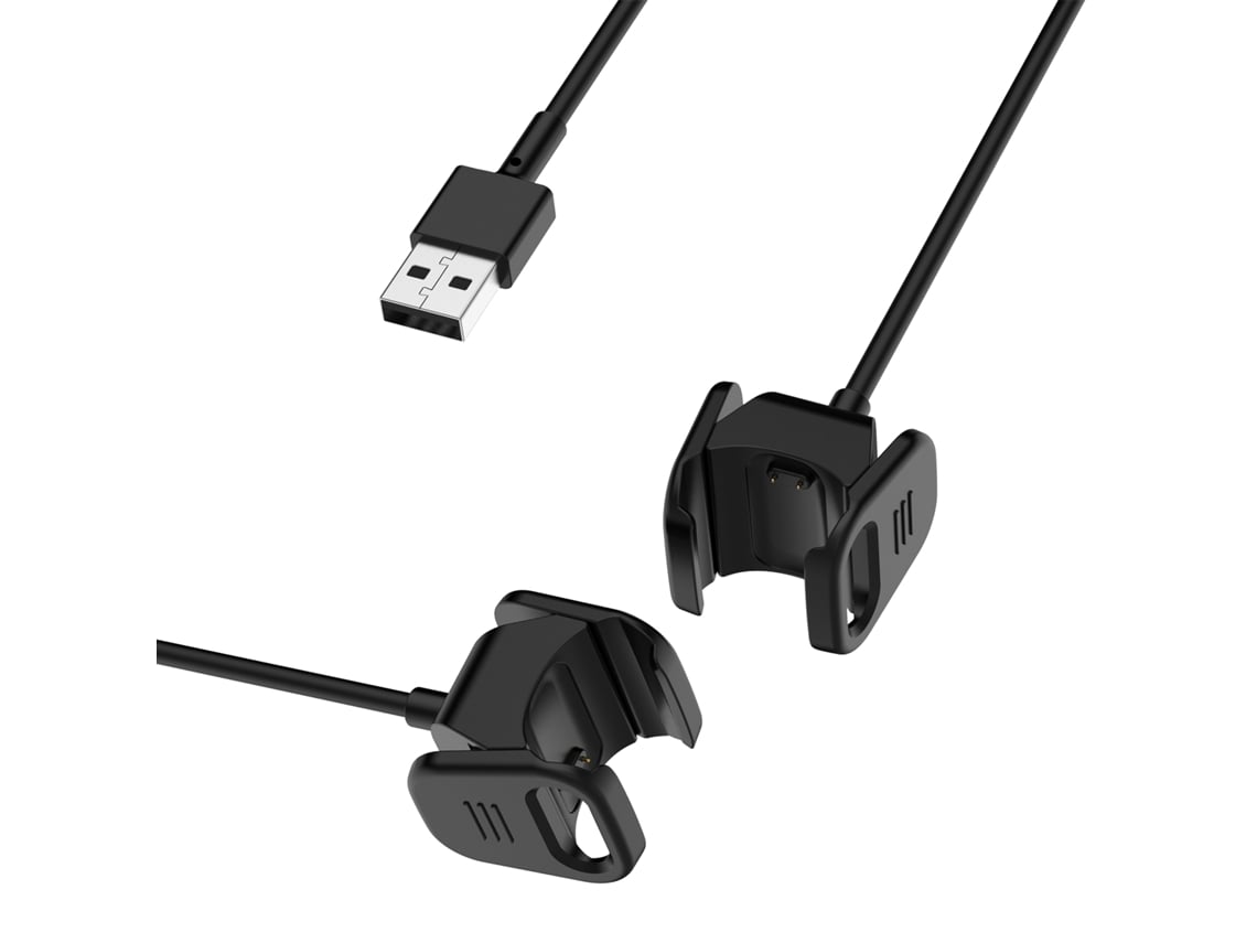 Cable De Carga Usb Para Fitbit Charge 3 Con Diseño De Clip Portátil De 55 Cm/1 M, Duradero Y Compatible.