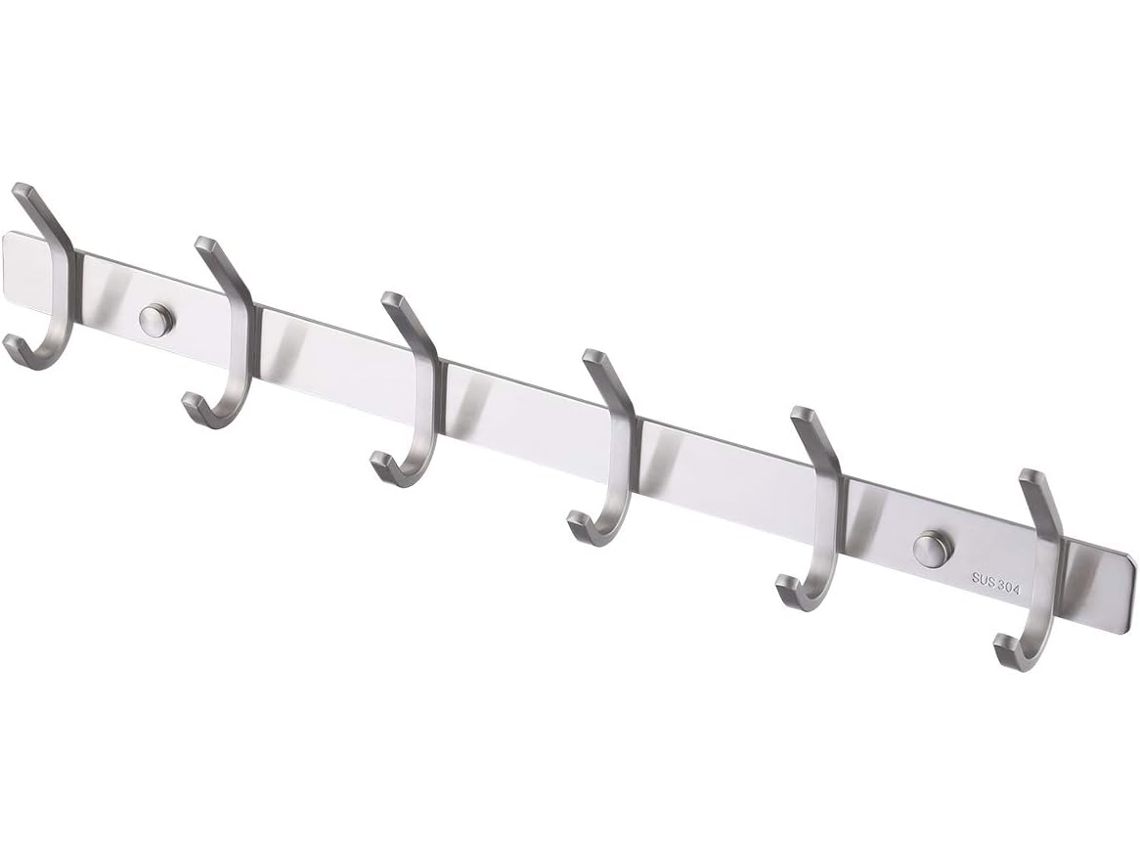 KOFIHETY Perchero de pared minimalista y elegante, construcción sólida, resistente y duradera, instalación sencilla en la pared para una fácil instalación en s