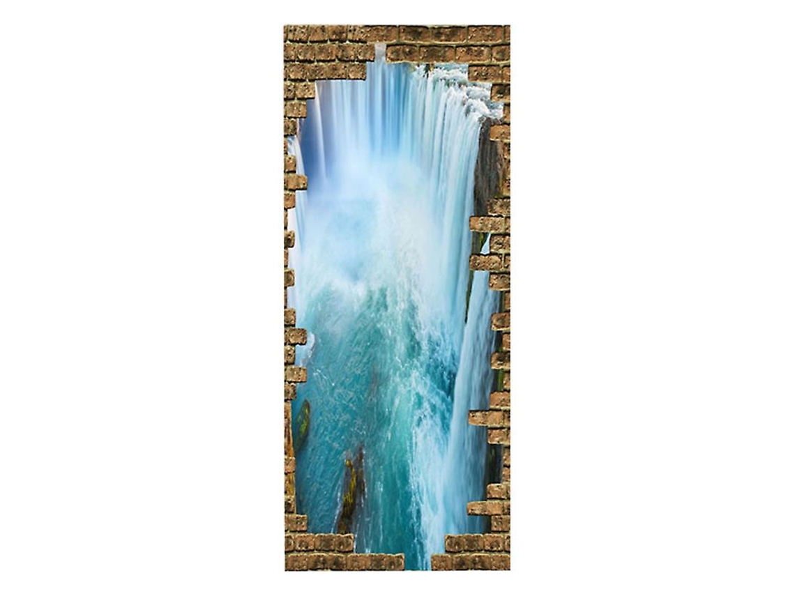 1 pegatina de puerta para decoración del hogar. ALLINLESS