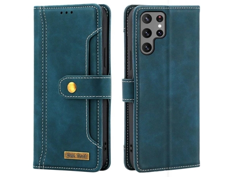 Funda Samsung Galaxy S22 Ultra HFS-HOUSE Cierre Magnético (Verde)