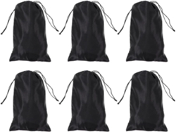 Conjunto De 6 Saquinhos De Cetim Para Guardar Perucas E Acessórios De Cabelo.