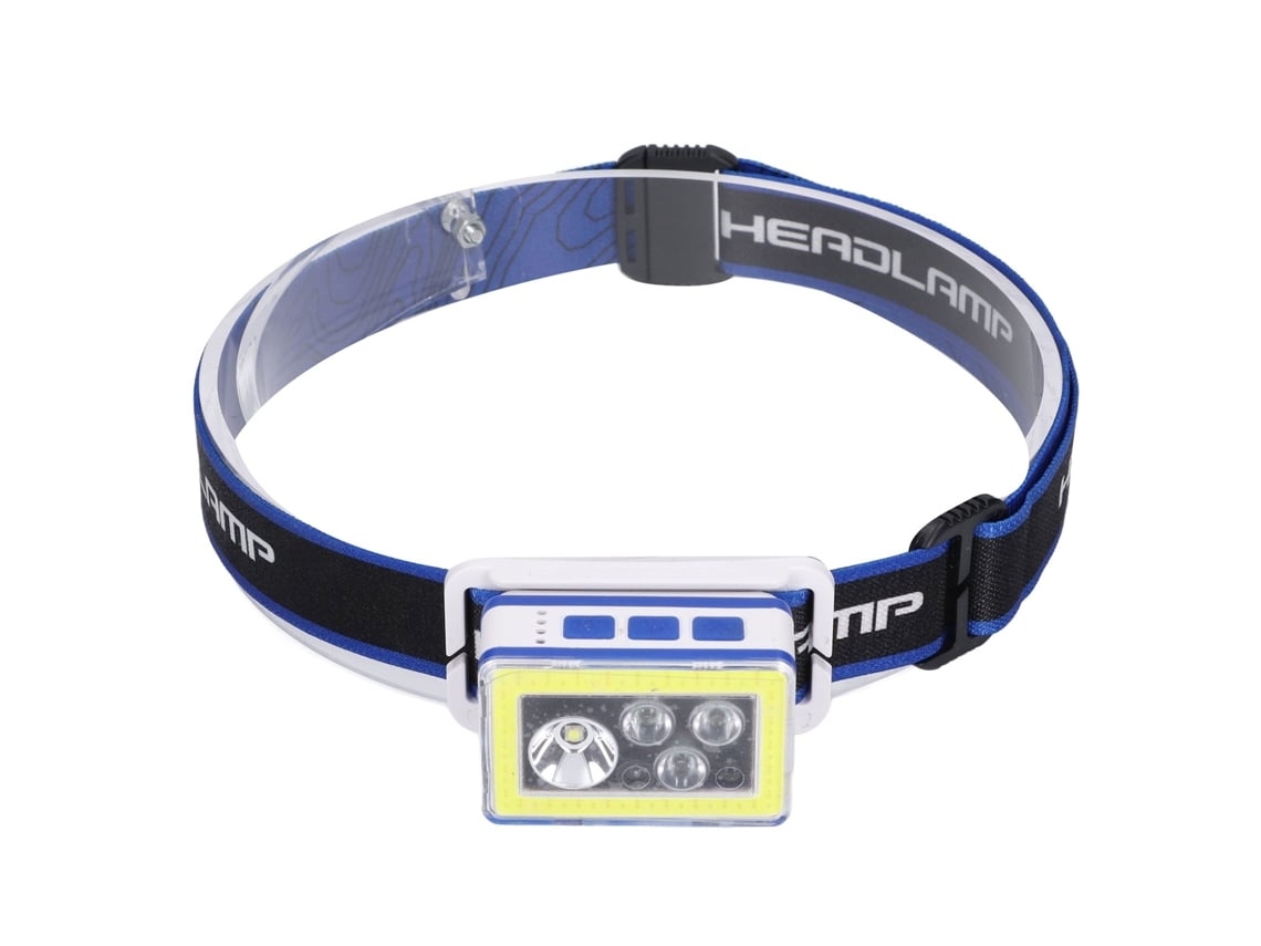 Linterna frontal LED COB magnética con carga USB y modo de inducción para aventuras al aire libre y ciclismo - Azul marino Yunzii