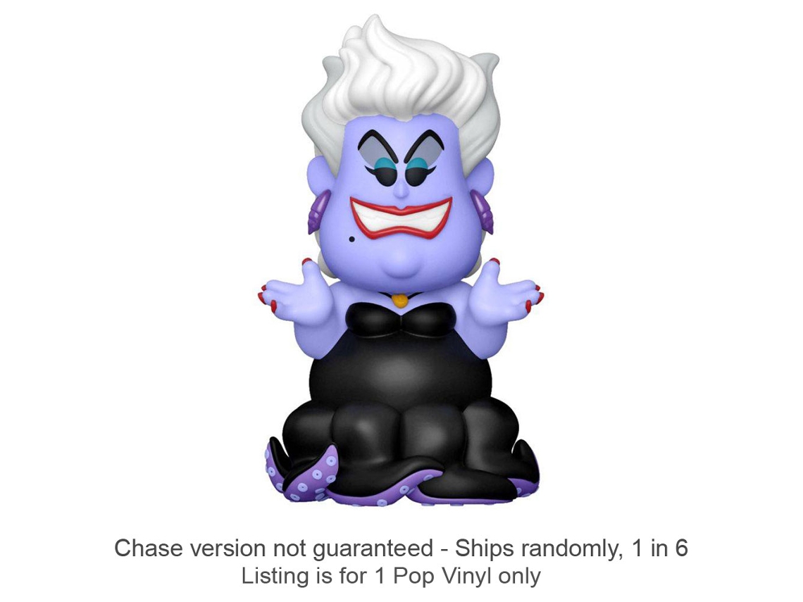Figura Funko La Sirenita 1989 Ursula Vinilo Soda Chase Se envía 1 en 6 LA SIRENITA