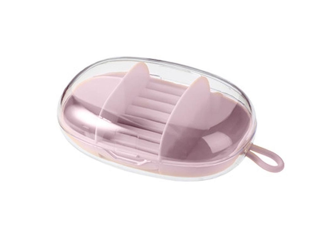 Caja Organizadora De Joyas Linjou - Estuche Portátil Para Anillos Y Pendientes Para Viajes