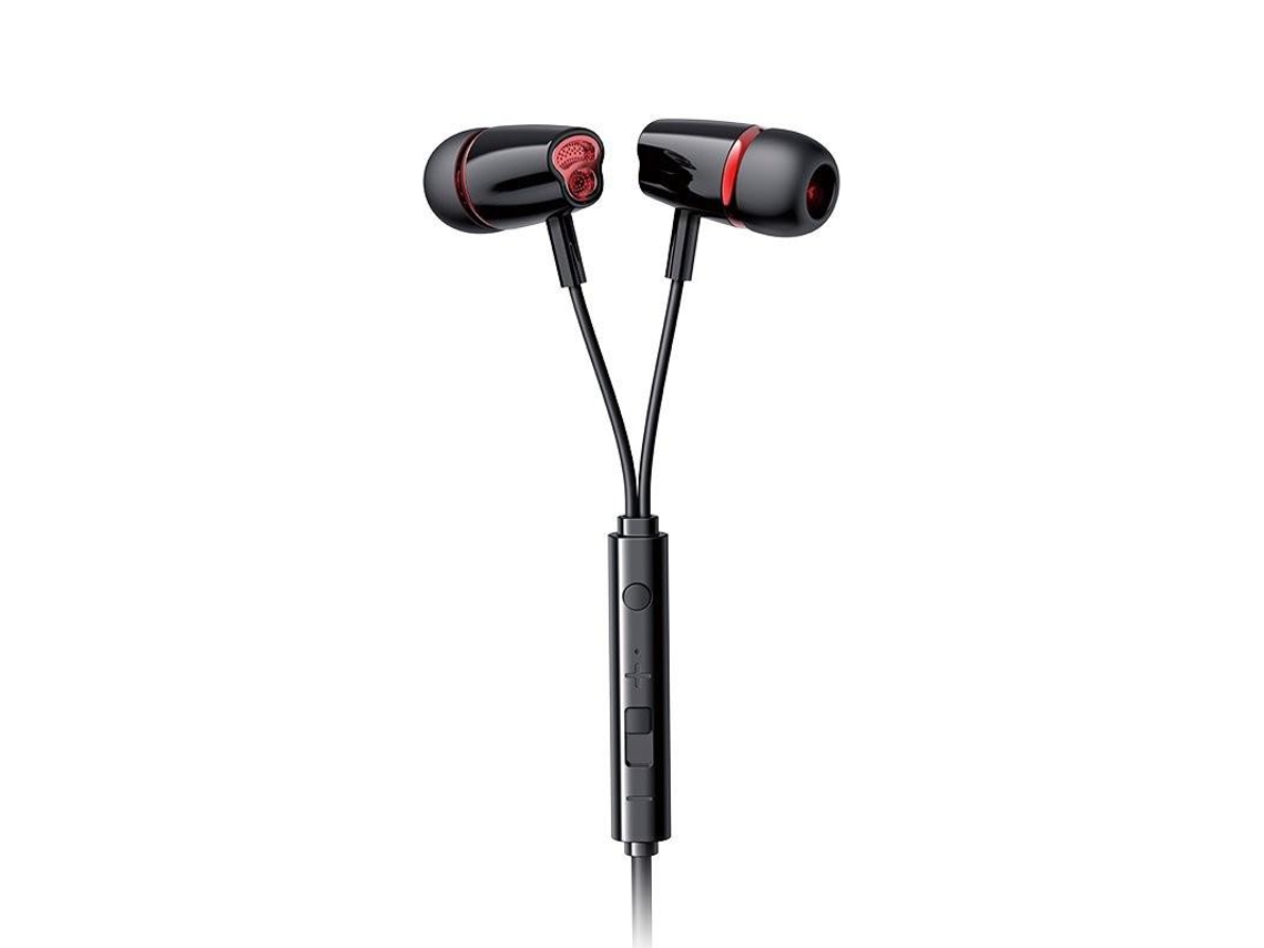 Joyroom In-Ear Auriculares 3.5Mm Mini Jack Control Remoto Y Micrófono Negro Jr-EL114