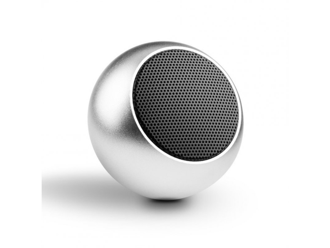 Altavoz Bluetooth Subwoofer Inalámbrico Tws para Iphone Android Plata