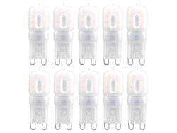 2026-10pcs Bombillas Led G9 1.5w Para Hogar Lámpara De Techo 14led Blanco Cálido (230v)