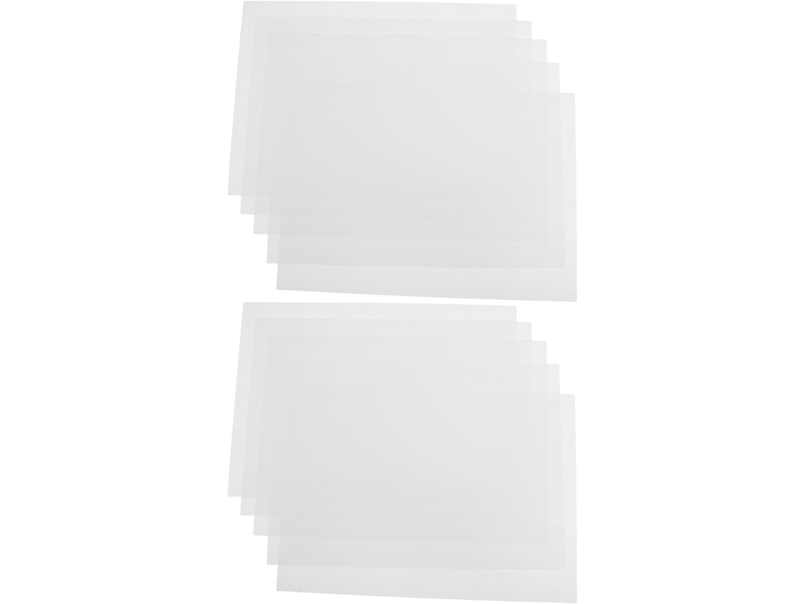 Láminas De Pvc Rígido Mate Tamaño A4, 0,5 Mm, Color Blanco Roto, Paquete De 10
