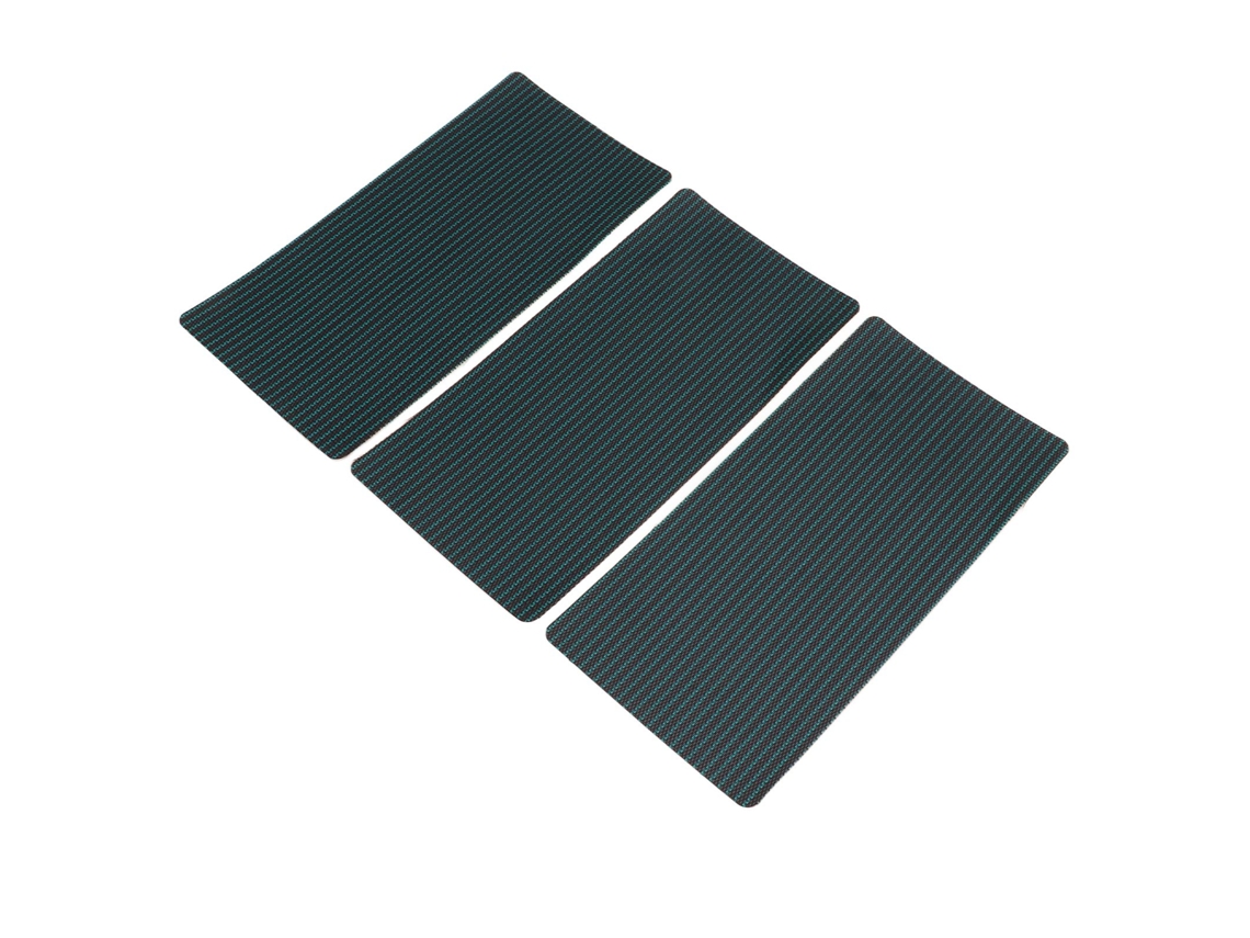 Kit de reparación de piscinas autoadhesivo de PP verde de 4x8 pulgadas, 3 piezas