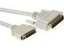25 Pin D Sub Male 36 Pin Half Pitch Centronics Male 3m Elfenbein Druckerkabel Act (ak5772)