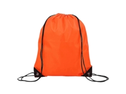 Mochila con cordón ajustable, mochila deportiva unisex grande para natación, con cordón ajustable, mochila impermeable para gimnasio y escuela, naranja.
