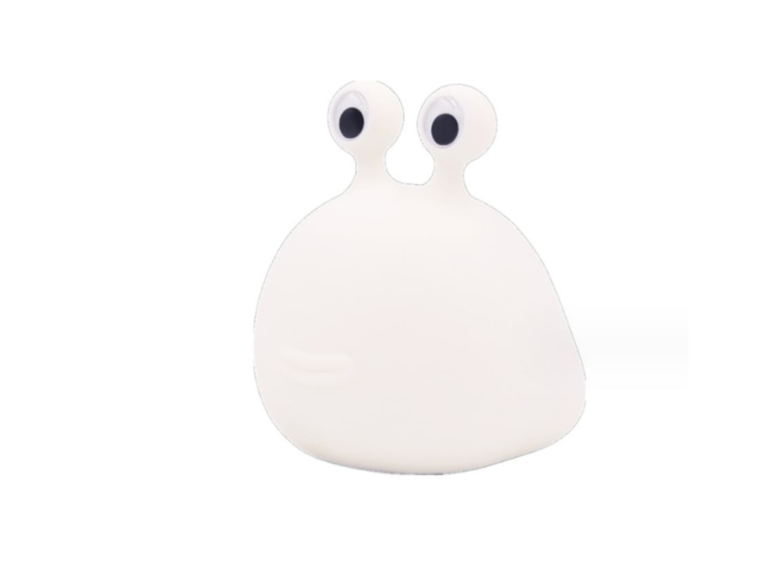 Luz de noche HL 14 Linda babosa de silicona suave para el hogar, recargable por USB, color blanco Vledary