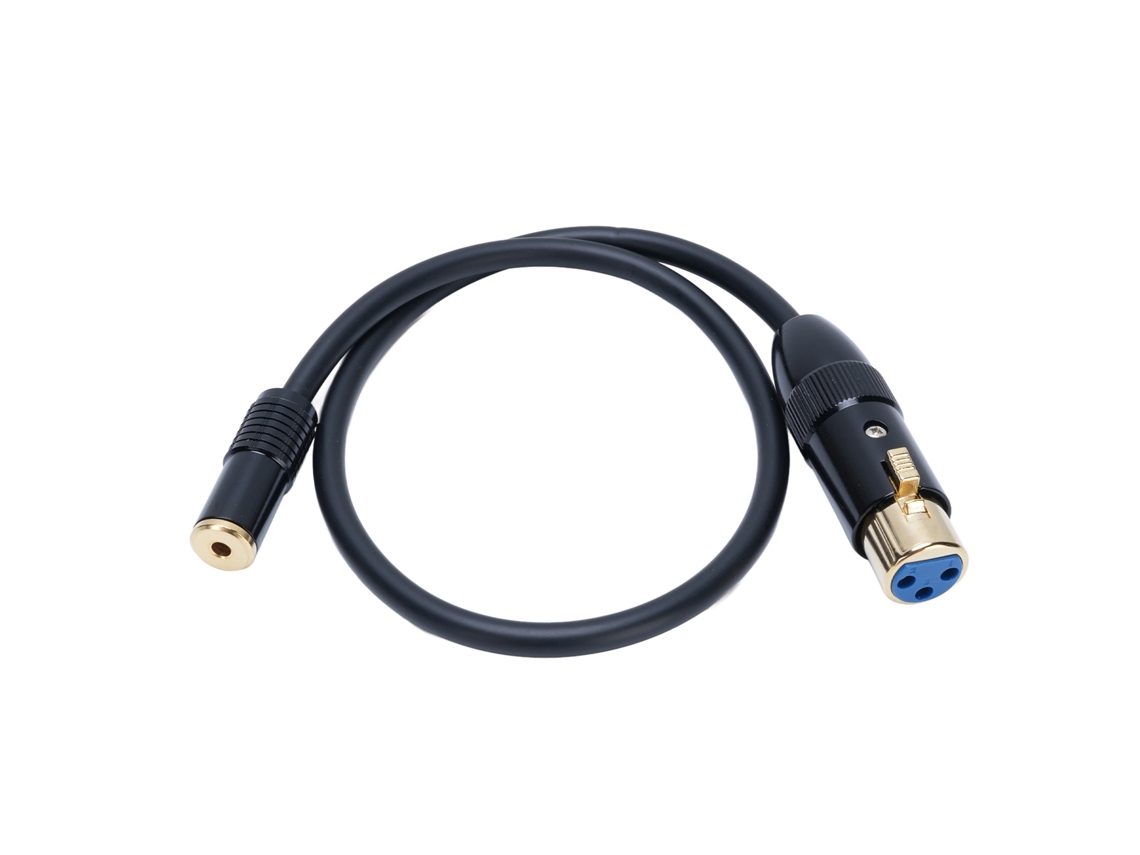 Cable Estéreo Xlr Hembra A 3,5 Mm Hembra De 0,5 M, Adaptador Convertidor De Sonido Balanceado Para Equipos De Audio.
