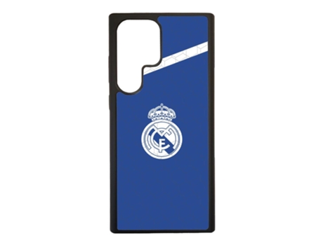 Funda Móvil Ultra Oficial Real Madrid para Samsung Galaxy S23 Ultra PHONECASES3D Piel Sintética Negro