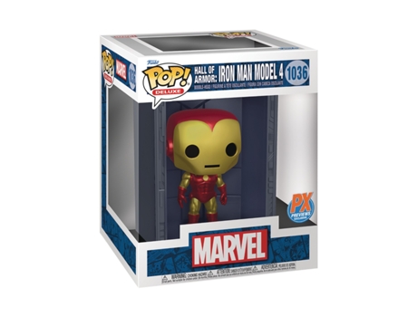 Figura FUNKO Pop! Marvel - Hall of Armor: Iron Man Model 4 PX Exclusive