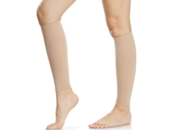 Meias de compressão graduada para panturrilha, 20-30 mmHg, para uso doméstico e feminino, com suporte terapêutico e confortável.