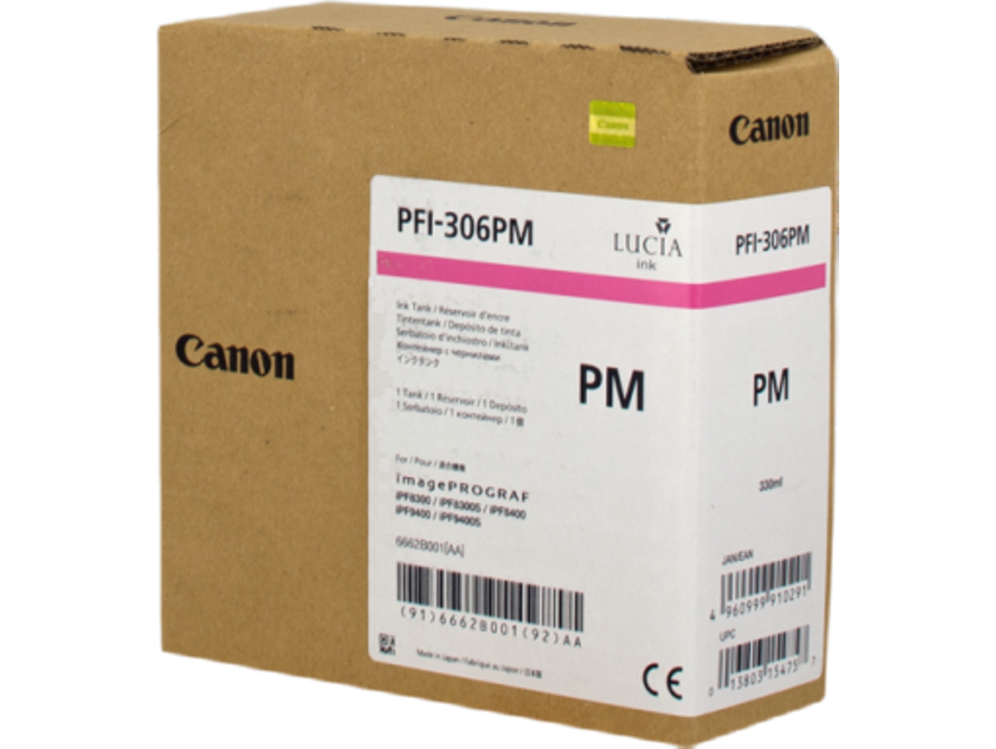 Tinta Original CANON PFI-306 PM Magenta