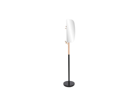 Perchero de Pie HOME ESPRIT Negro Natural Madera Metal Scandi 33x33x185 cm