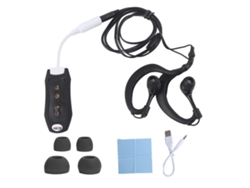 Reproductor De Música Portátil Mp3 De 4 Gb Resistente Al Agua Ipx8 Con Auriculares Y Clip Para Buceo Y Natación.