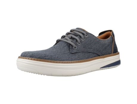 Zapatos de Hombre SKECHERS Relaxed Fit Solvano Tecido Azul (40)