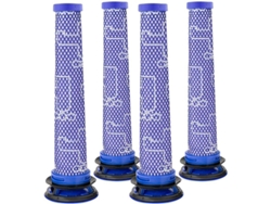 Filtros Para Dyson V7 V8 V6 Sv09 Dc58 Dc59 Accesorios Reemplazo Pieza 4 Pack