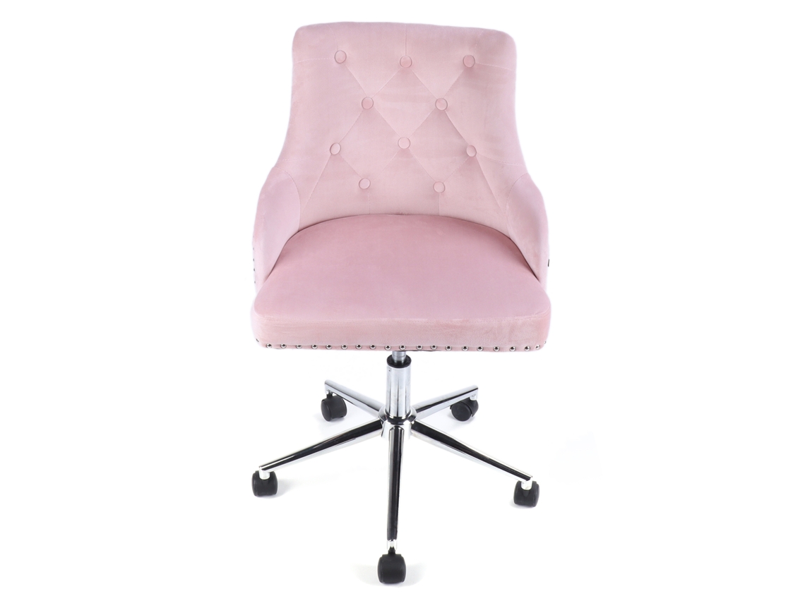 Silla de escritorio para computadora (ajustable, moderna tela de terciopelo)