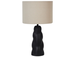Lámpara de mesa BELIANI Vilar de Cerámica Negro 30x30x51