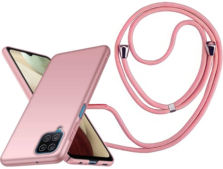 Funda Samsung M12 Turtleshell Rígida con Collar Rosa