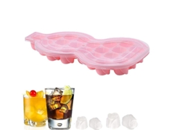 2026-bandejas De Hielo Reutilizables Para Whiskey Cocktail Chocolate Con 21 Cubos De Hielo En Forma De Rosa O Cuadrado Para Hogar Fiestas Y Bares