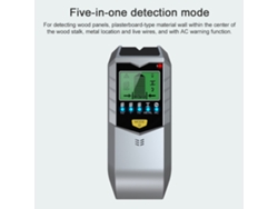 Detector de pared digital 2026 con pantalla LCD multifuncional para madera, metal y cables eléctricos. Escáner para corte de madera.