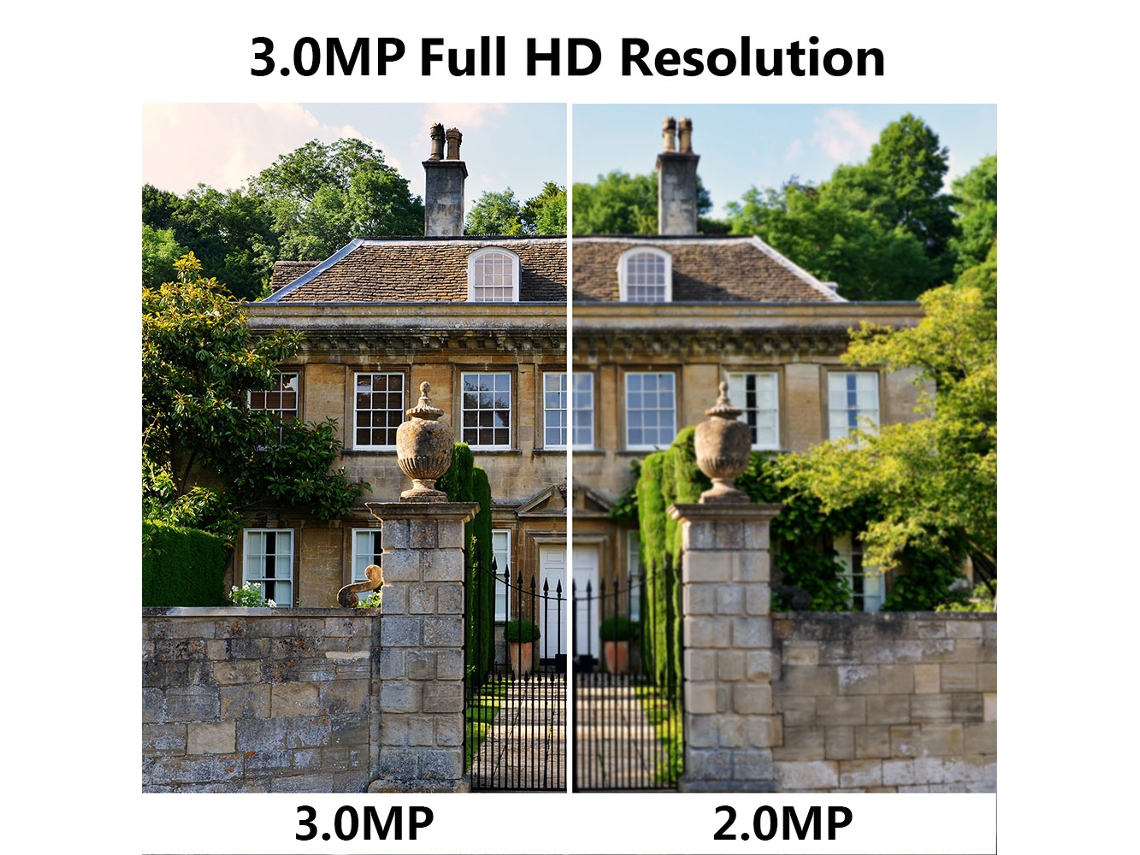 Cámara De Seguridad Wifi Exterior Ptz 360° 1080p Visión Nocturna Color Audio Bidireccional Ip66 App Tuya