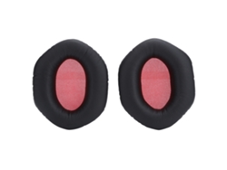 Almohadillas Para Auriculares Fyz-92 En Color Negro Y Rojo Para Auriculares Dj M-100 Lp2 Lp