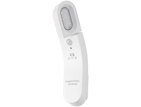 Aplique de pared para dormitorio infantil, luz nocturna para niños con sensor de movimiento, batería LED, recargable por USB, extraíble, giratorio,...