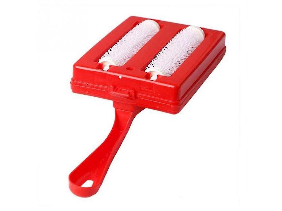 Aspiradora de mesa de mano con cepillo para alfombras de doble rodillo para migas y suciedad