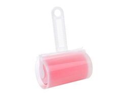 Rodillo lavable multiusos rosa para ropa, pelo de mascotas, muebles y alfombras