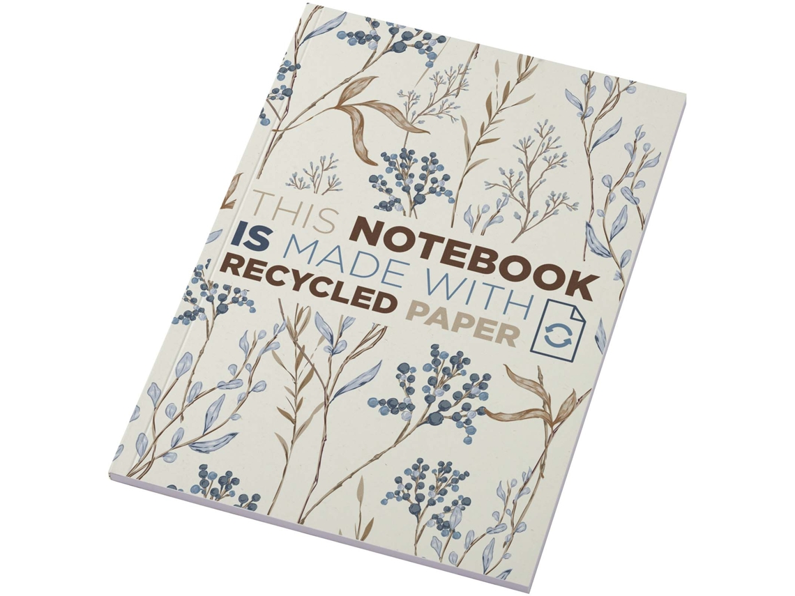 Cuaderno A5 de tapa blanda con 50 hojas de papel reciclado, "La novela de Austen".