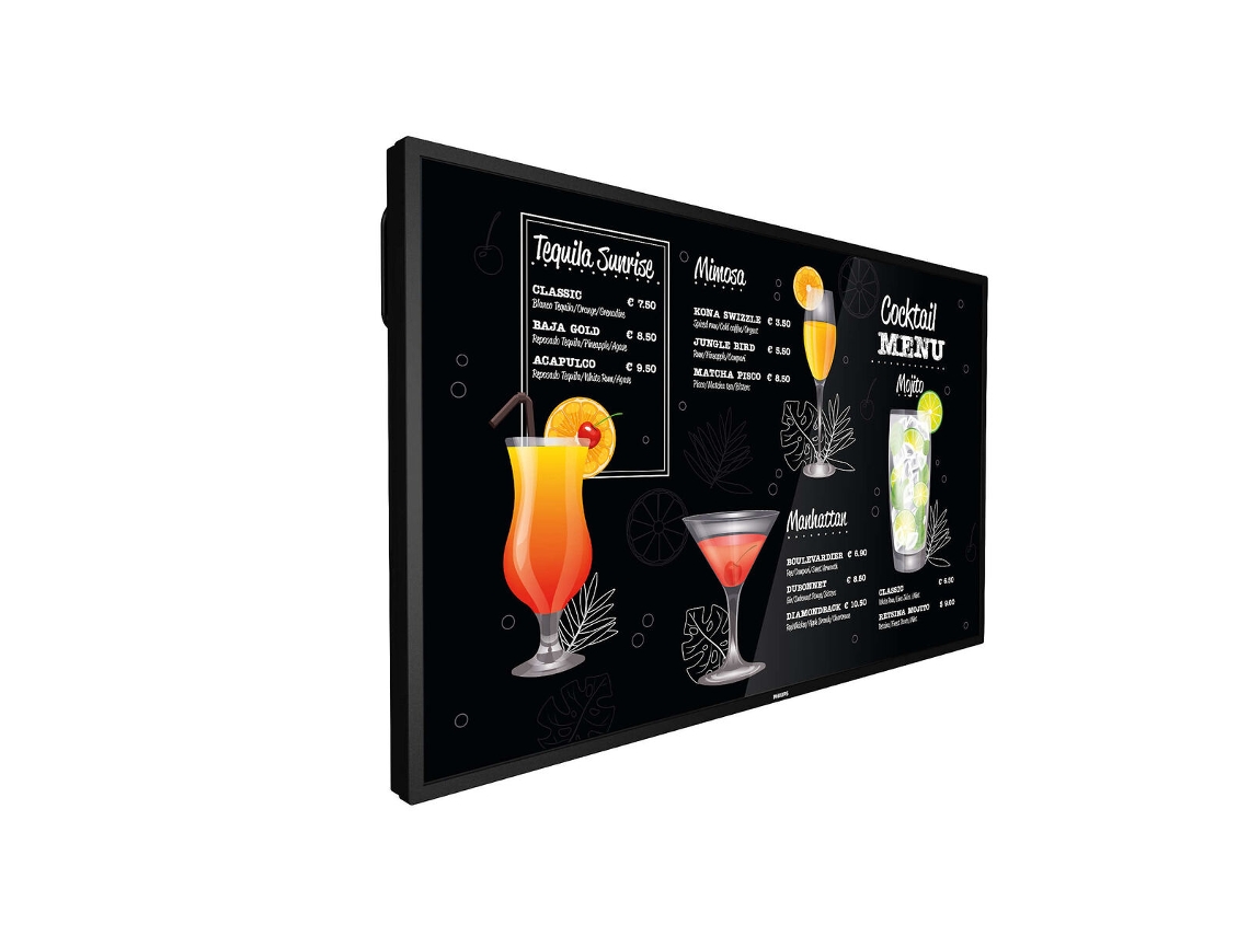 Monitor Videowall PHILIPS 55BDL3117P/00 (Negro - 55" - VA - 4K Ultra HD - Enchufe EU - 8 ms)
