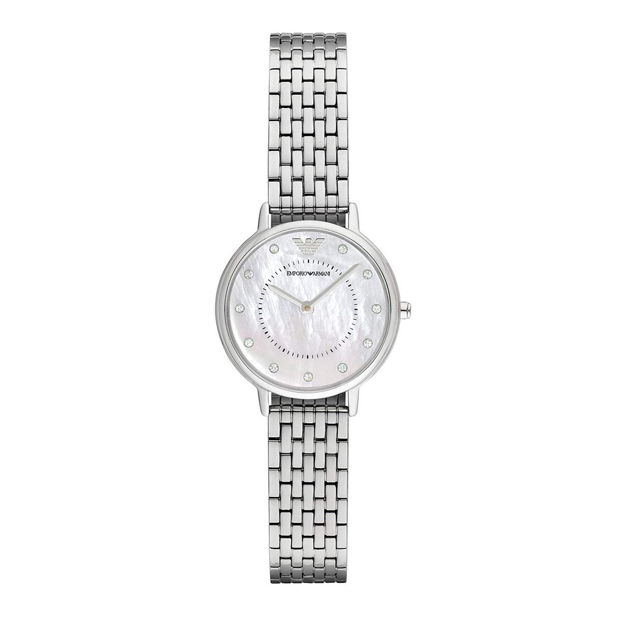 Emporio Armani Reloj analogico para mujer de cuarzo con correa en acero inoxidable ar2511