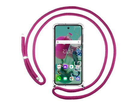 Carcasa LG K92 5G TUMUNDOSMARTPHONE Colgante Rosa